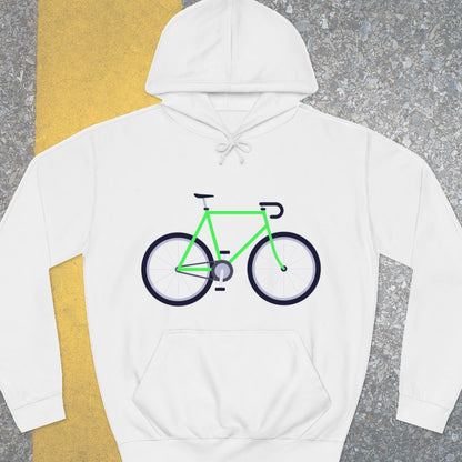 Racefiets groen Hoodie