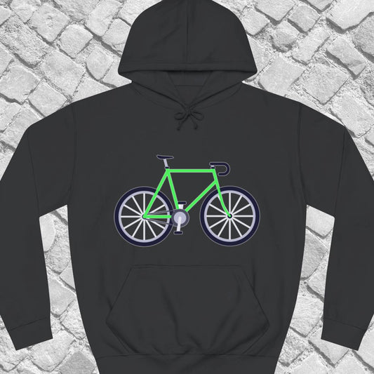 Racefiets groen Hoodie
