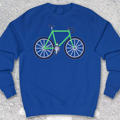 Racefiets Groen Sweater