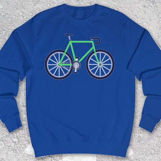 Racefiets Groen Sweater