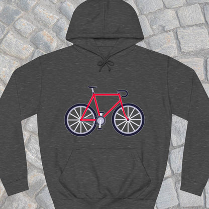 Racefiets rood Hoodie