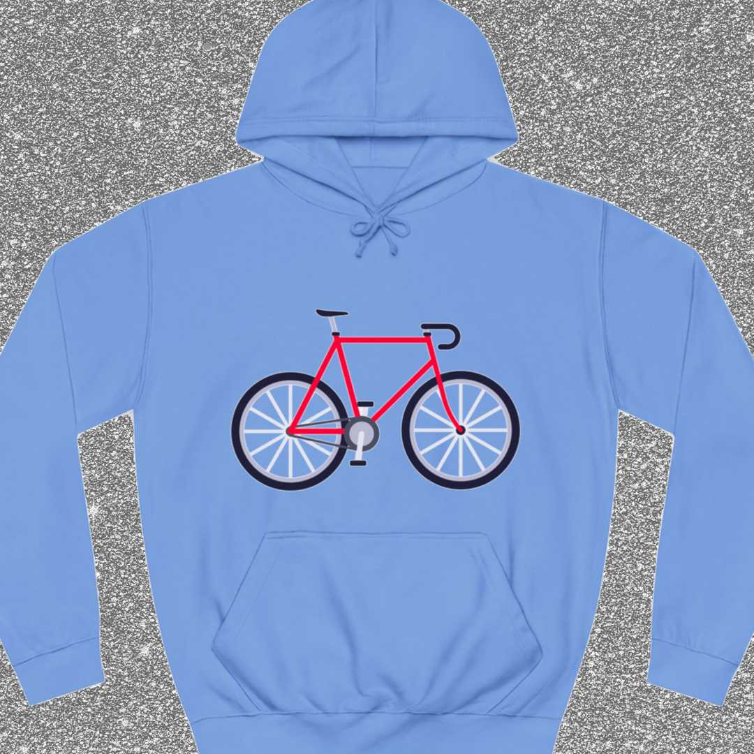 Racefiets rood Hoodie