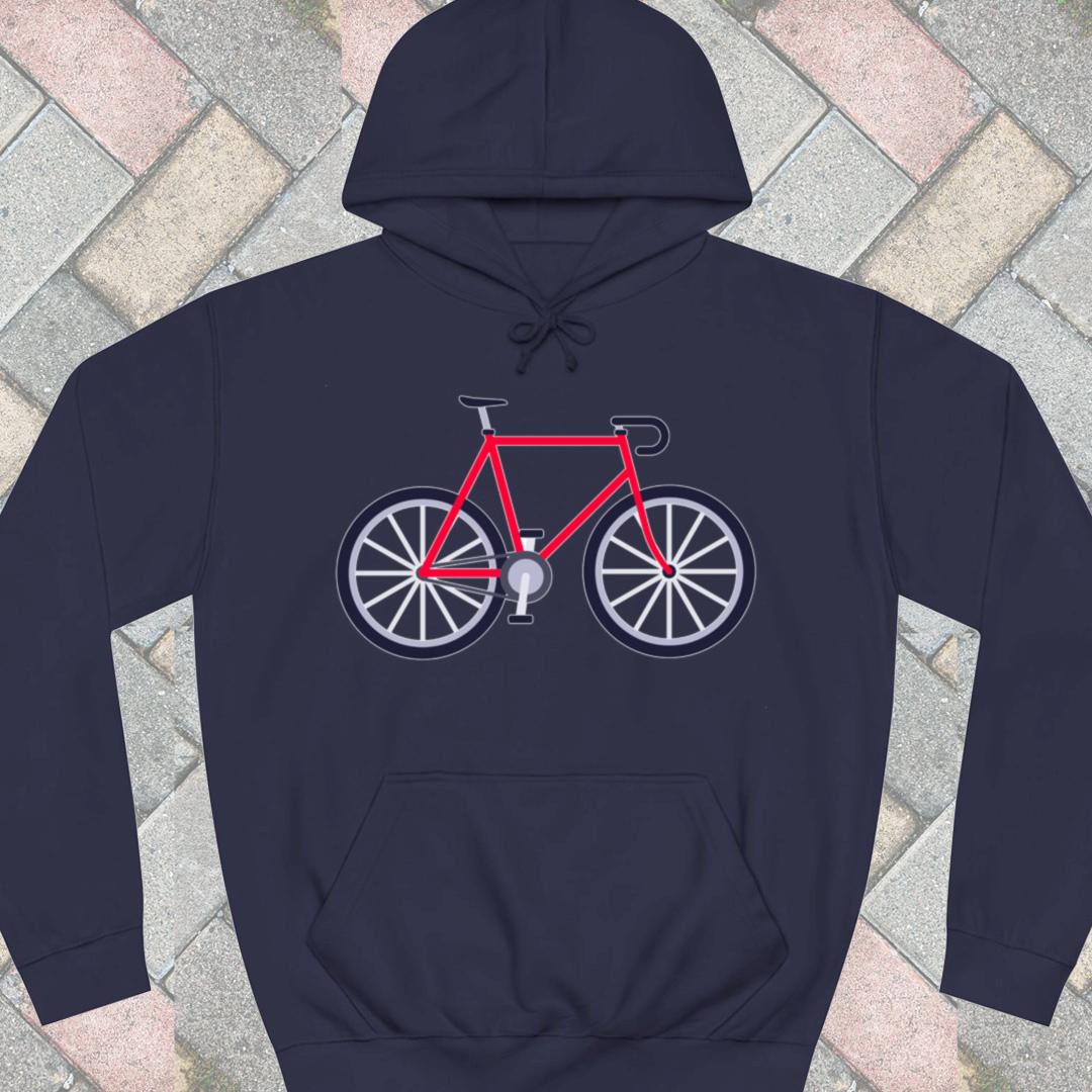Racefiets rood Hoodie
