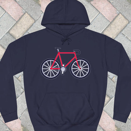 Racefiets rood Hoodie