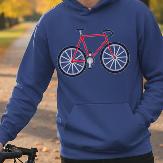 Racefiets rood Hoodie