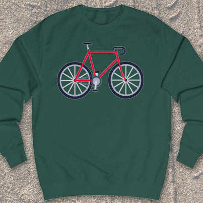 Racefiets Rood Sweater