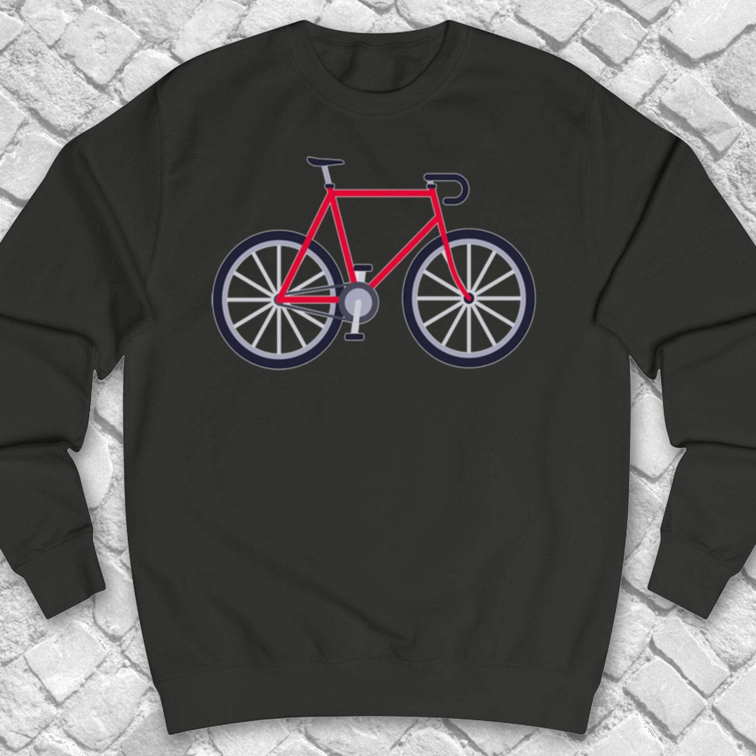 Racefiets Rood Sweater