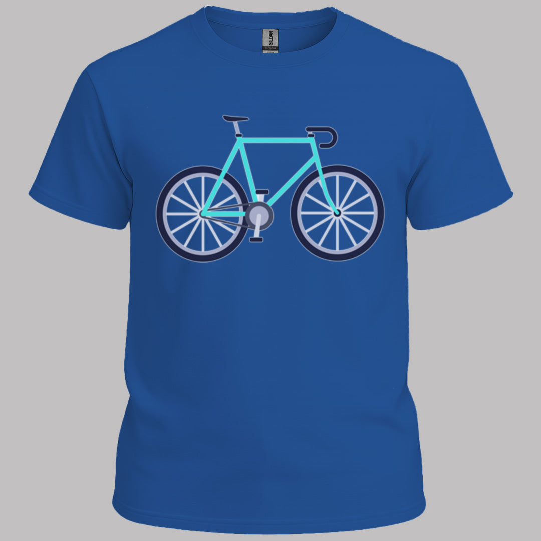Racefiets turquoise T‑Shirt