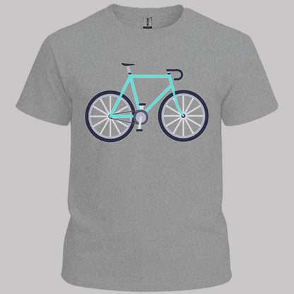 Racefiets turquoise T‑Shirt