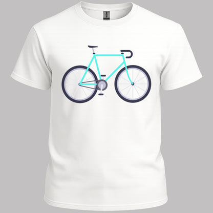 Racefiets turquoise T‑Shirt