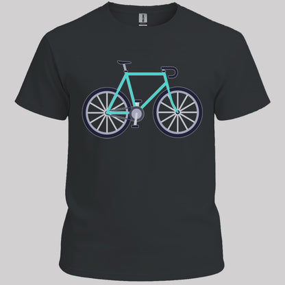 Racefiets turquoise T‑Shirt