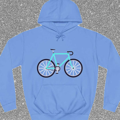 Racefiets turquoise Hoodie