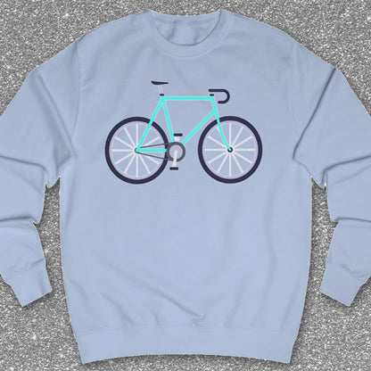 Racefiets Turquoise Sweater