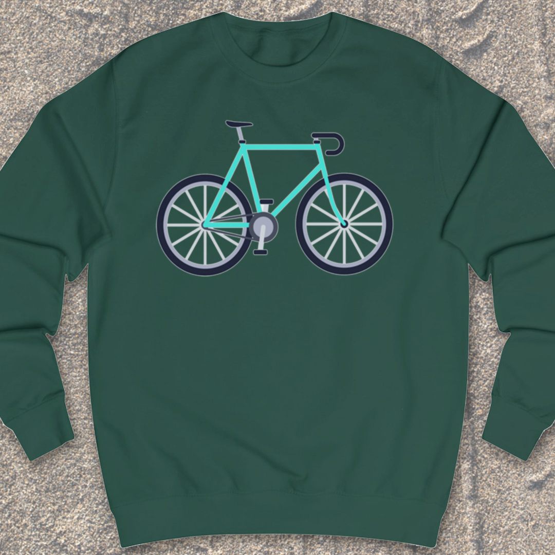 Racefiets Turquoise Sweater