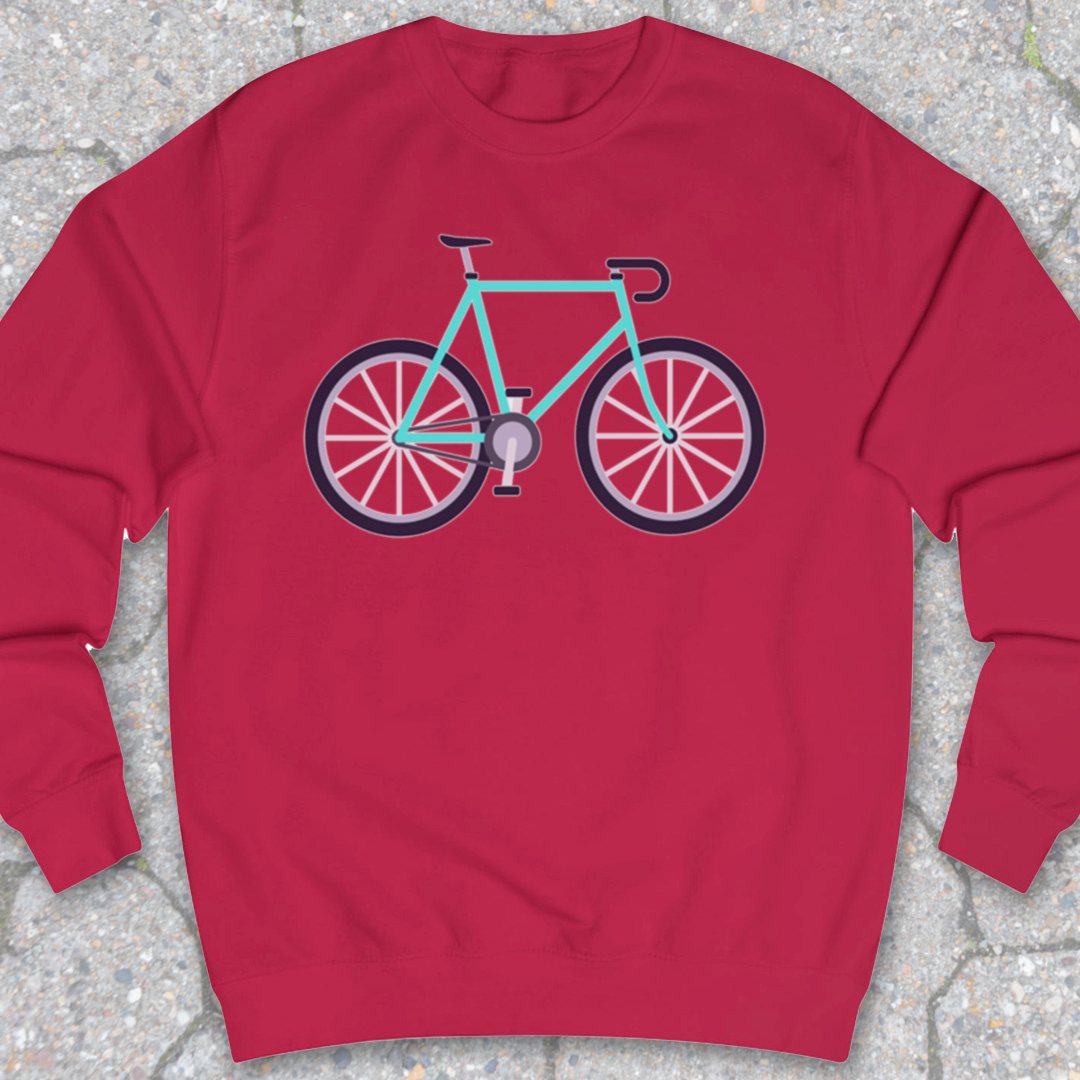 Racefiets Turquoise Sweater