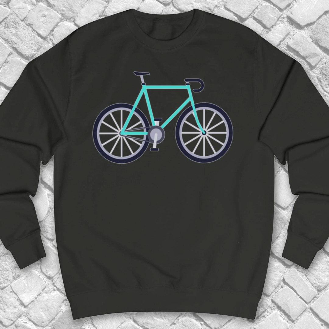 Racefiets Turquoise Sweater