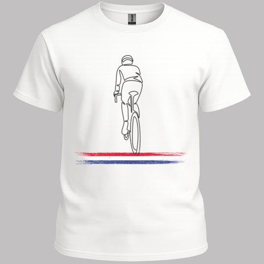 Wielrenner Nederlandse driekleur T‑Shirt
