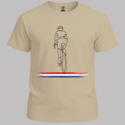 Wielrenner Nederlandse driekleur T‑Shirt