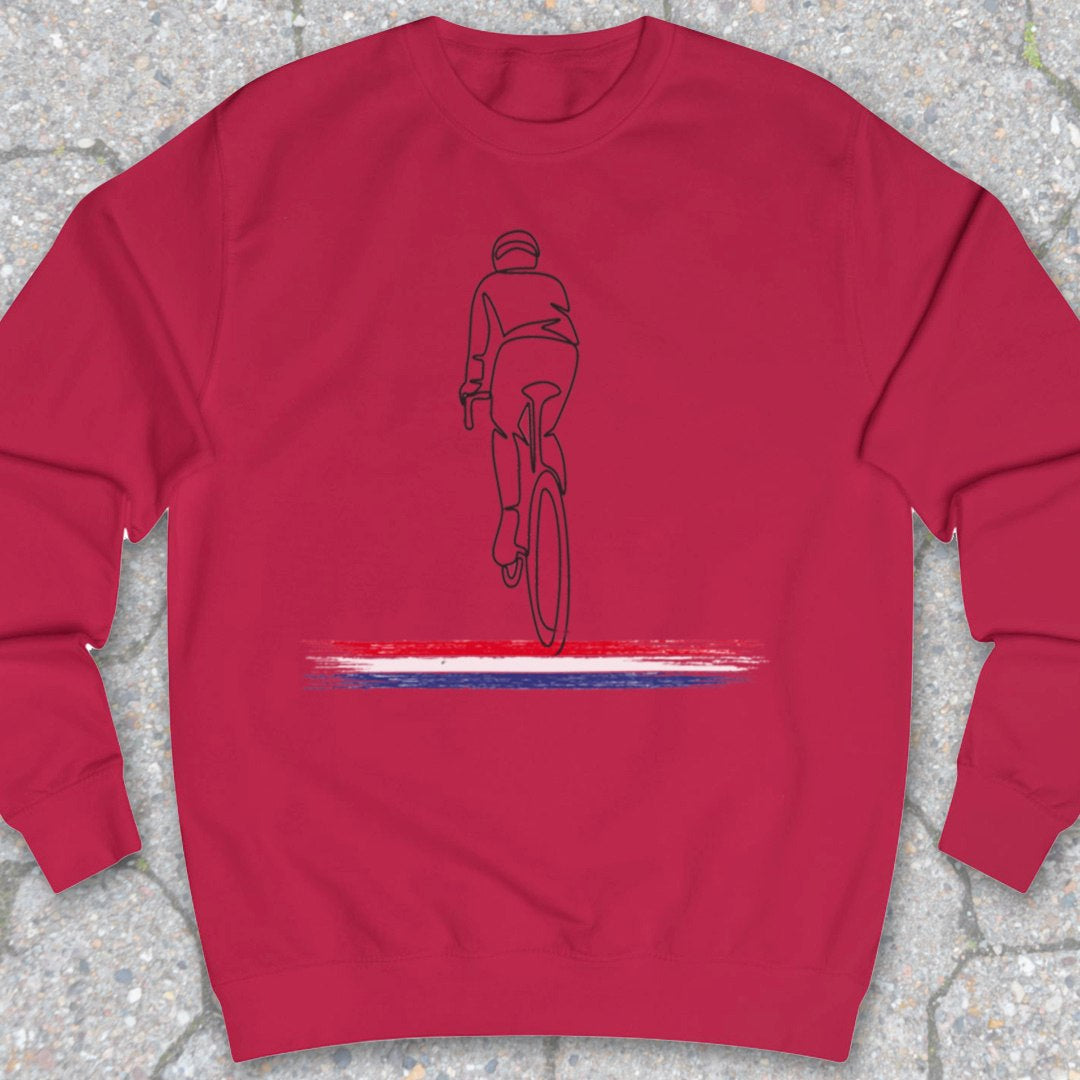 Wielrenner Nederlandse driekleur Sweater