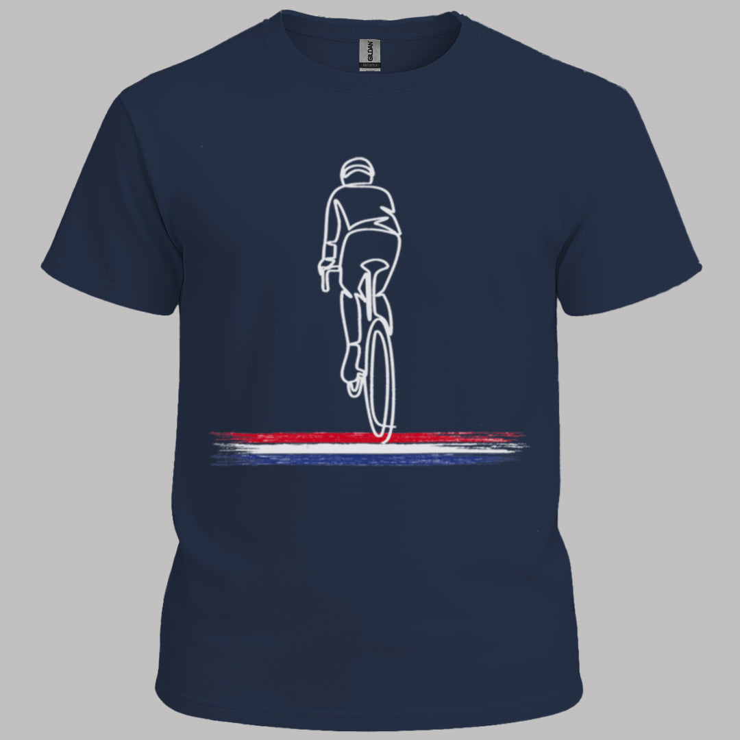 Wielrenner Nederlandse driekleur T‑Shirt