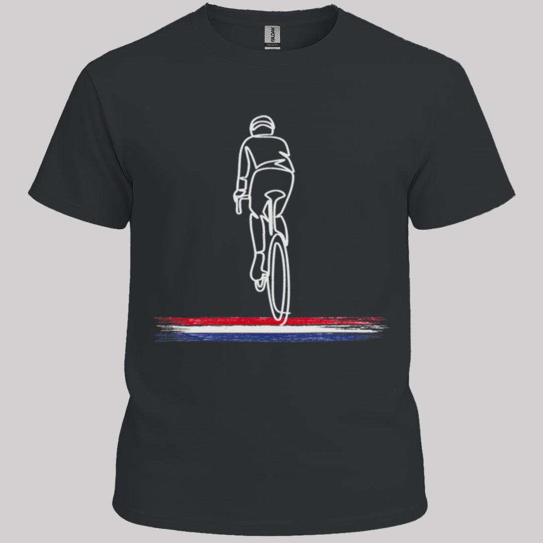 Wielrenner Nederlandse driekleur T‑Shirt