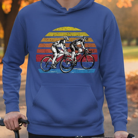Wielrenners retro zon Hoodie