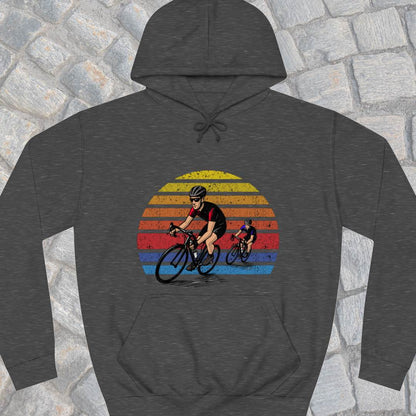 Wielrenners retro zon Hoodie