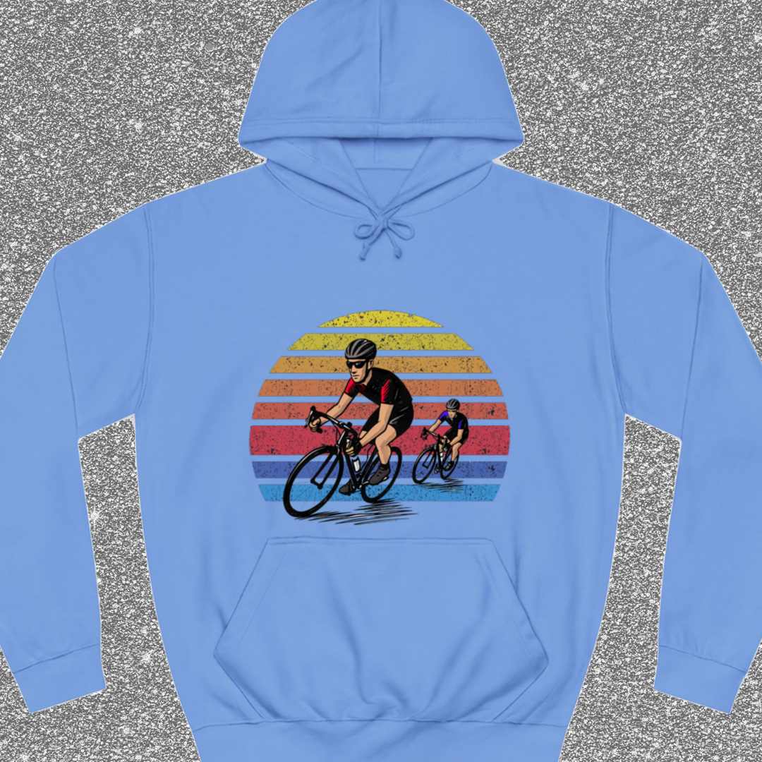 Wielrenners retro zon Hoodie