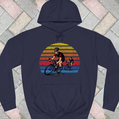 Wielrenners retro zon Hoodie