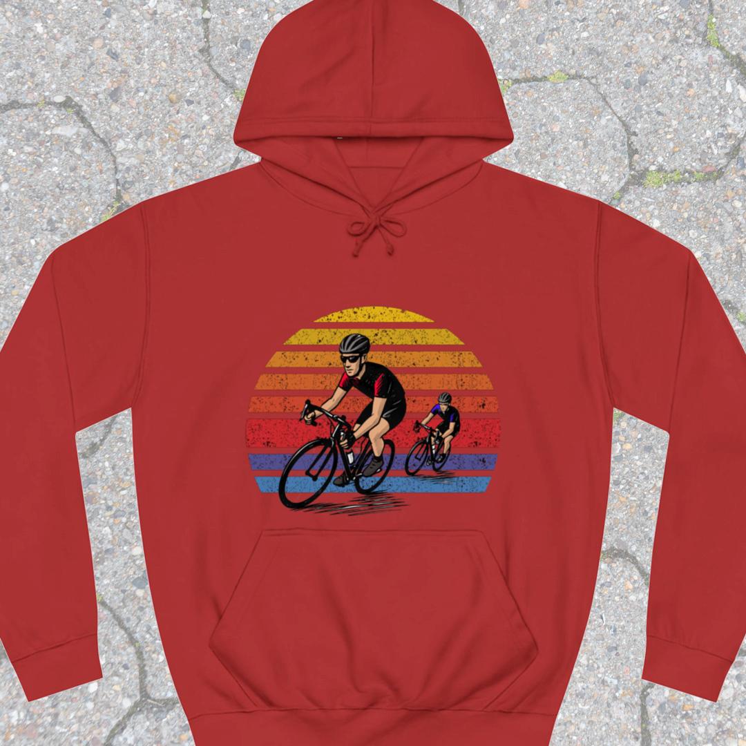 Wielrenners retro zon Hoodie