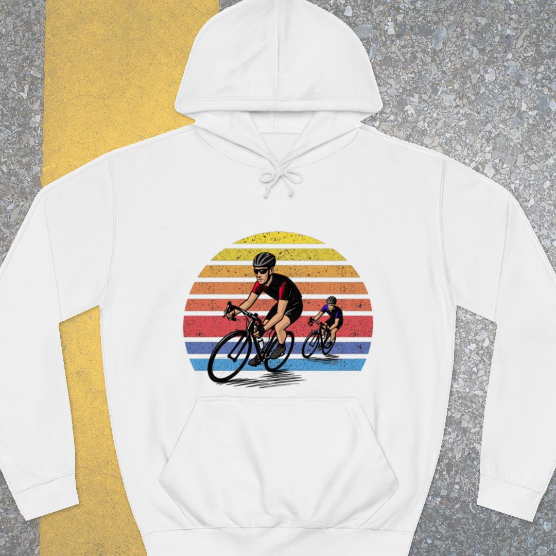 Wielrenners retro zon Hoodie