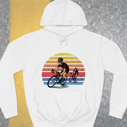 Wielrenners retro zon Hoodie