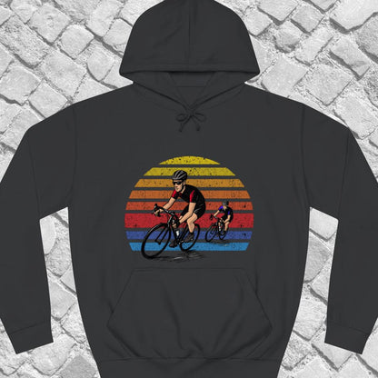 Wielrenners retro zon Hoodie