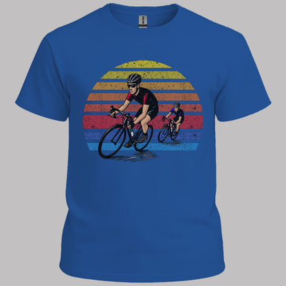 Wielrenners retro zon T‑Shirt