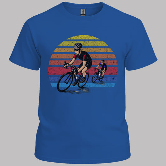 Wielrenners retro zon T‑Shirt