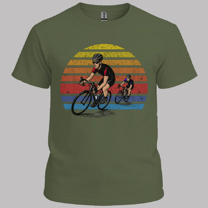 Wielrenners retro zon T‑Shirt