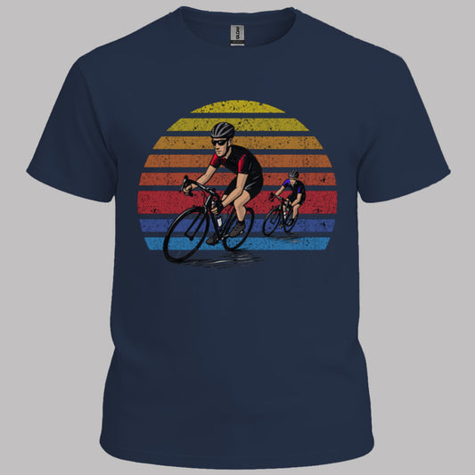Wielrenners retro zon T‑Shirt