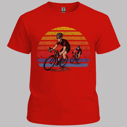 Wielrenners retro zon T‑Shirt