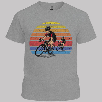 Wielrenners retro zon T‑Shirt