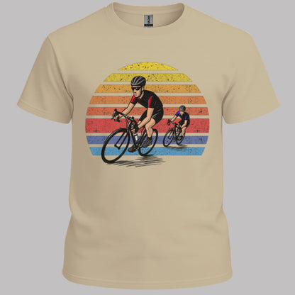 Wielrenners retro zon T‑Shirt