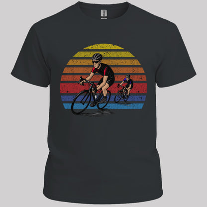 Wielrenners retro zon T‑Shirt