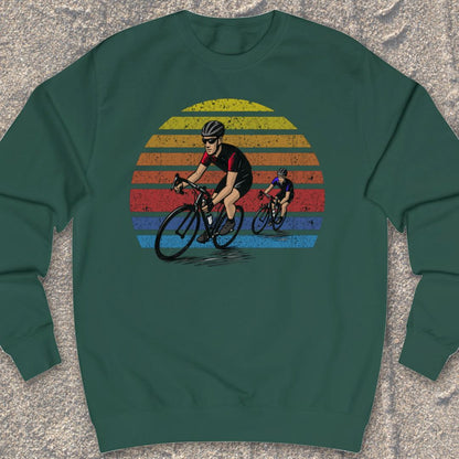 Wielrenners retro zon Sweater