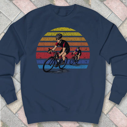 Wielrenners retro zon Sweater