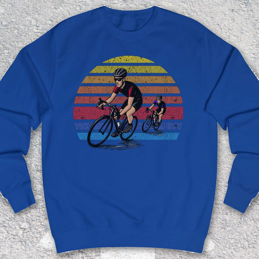 Wielrenners retro zon Sweater