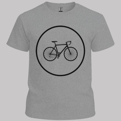 Racefietspad zwart T‑Shirt
