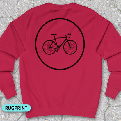 Racefietspad rugprint Sweater