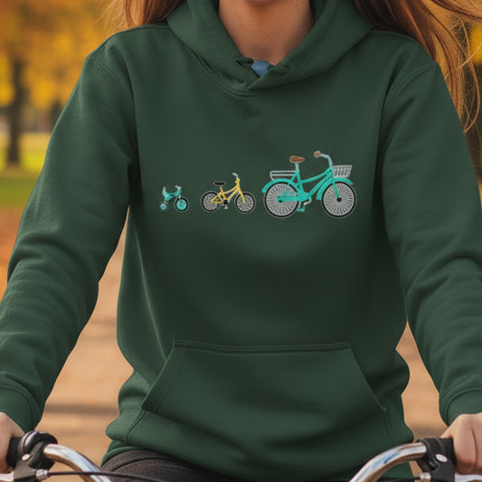 Mamafiets en kids Hoodie