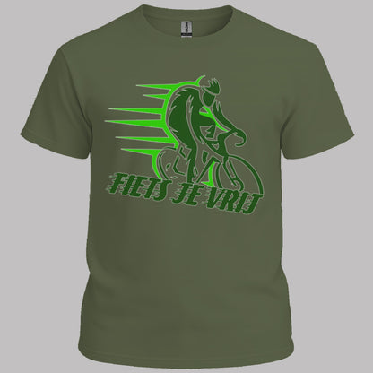 Fiets je vrij groen T‑Shirt