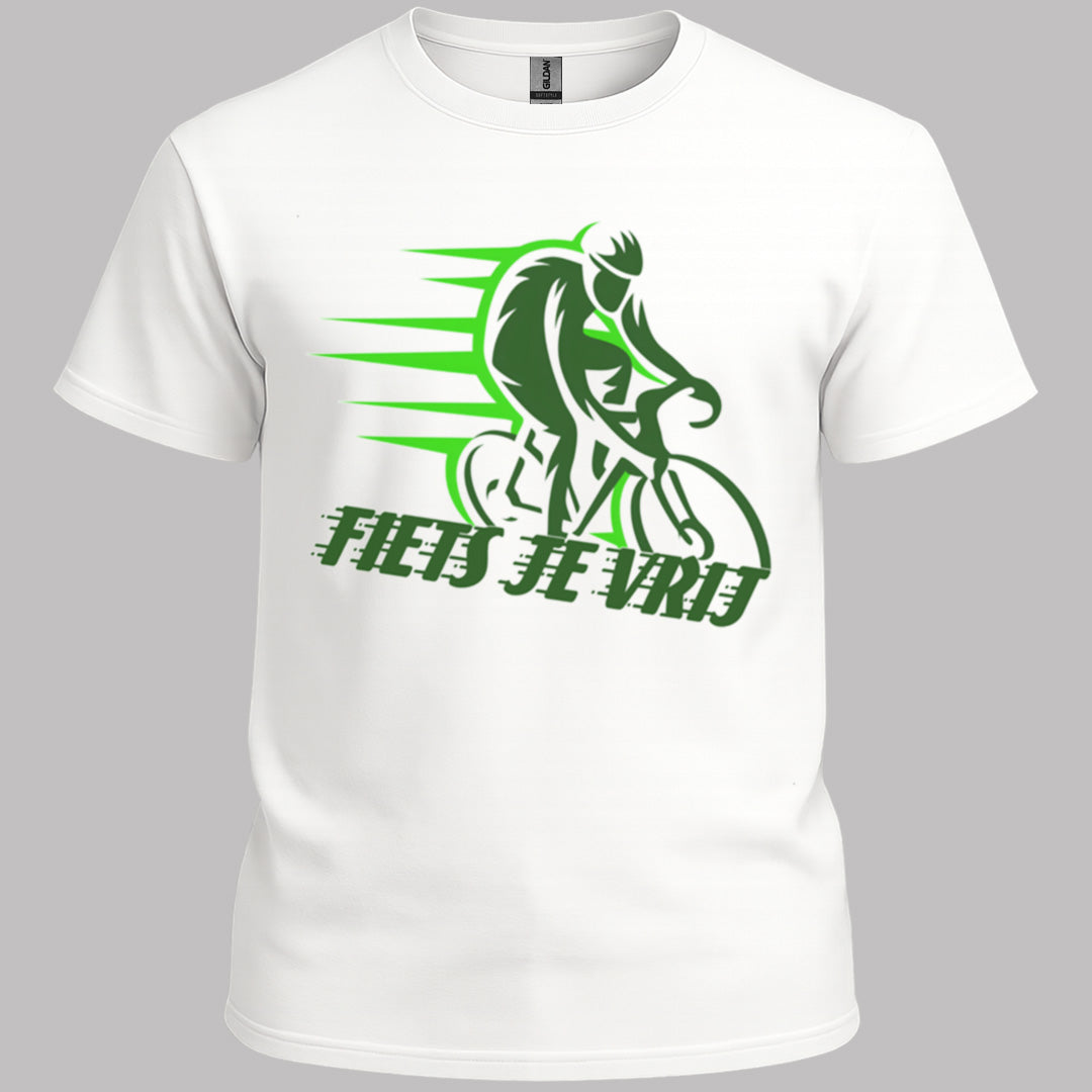 Fiets je vrij groen T‑Shirt