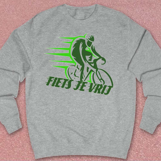 Fiets je vrij groen Sweater